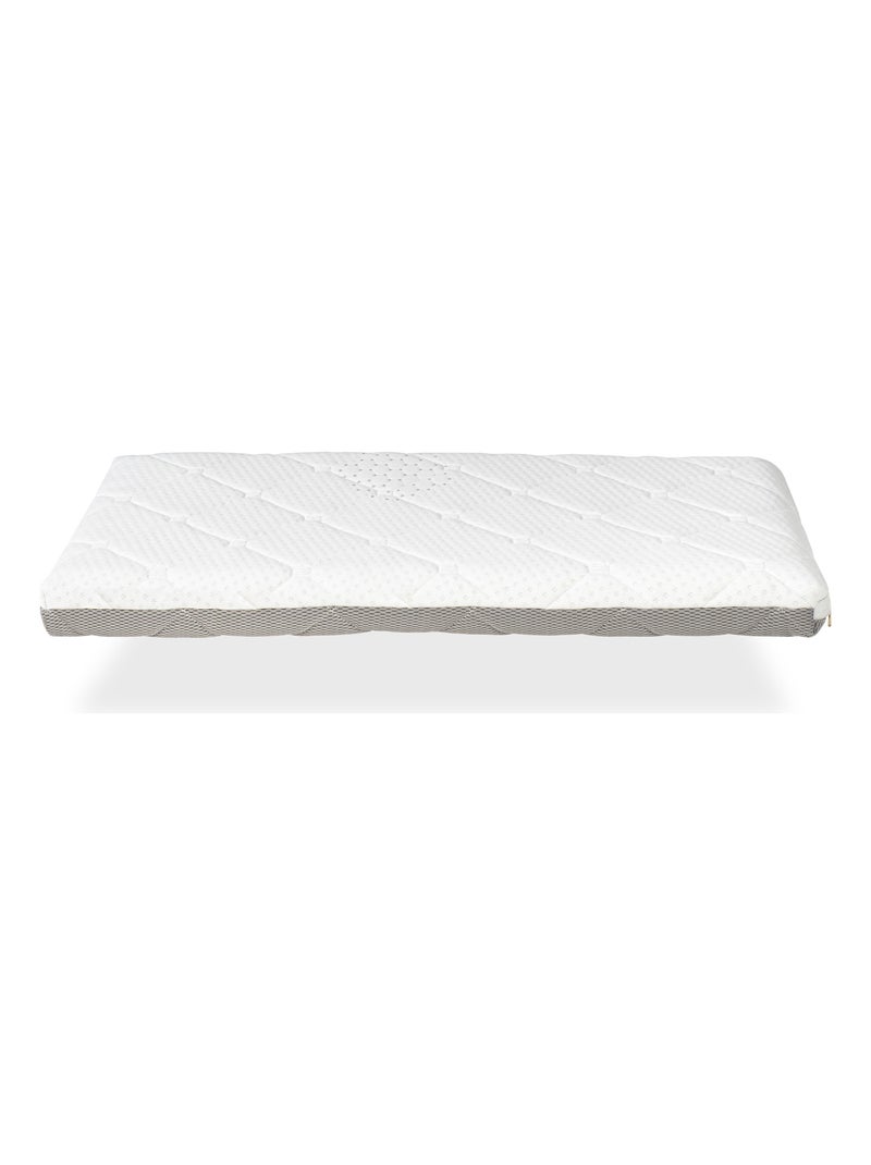 Matelas Bébé Berceau épaisseur 7 CM MINI DUO BABY - Déhoussable,à mémoire Blanc Rouge - Kiabi