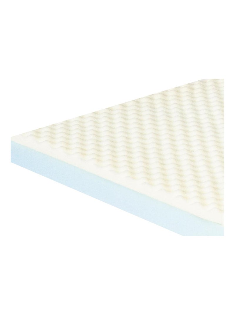 Matelas Bébé Berceau épaisseur 7 CM MINI DUO BABY - Déhoussable,à mémoire Blanc Rouge - Kiabi