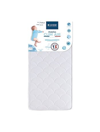 Matelas bébé Clim air - 70 cm x 140 cm x 12 cm
