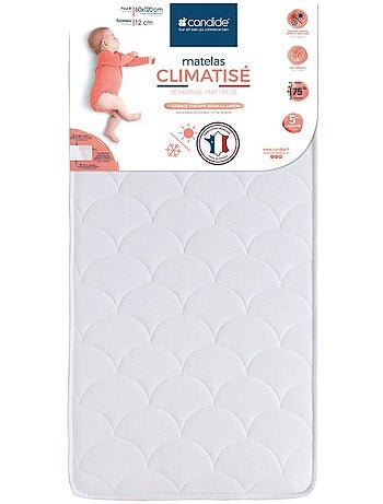 Matelas bébé Climatisé 1 face été - 1 face hiver