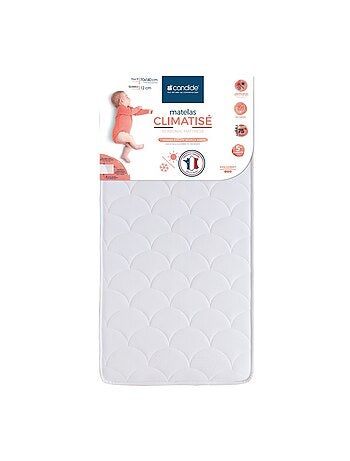 Matelas bébé Climatisé 2 faces - 70 cm x 140 cm x 12 cm