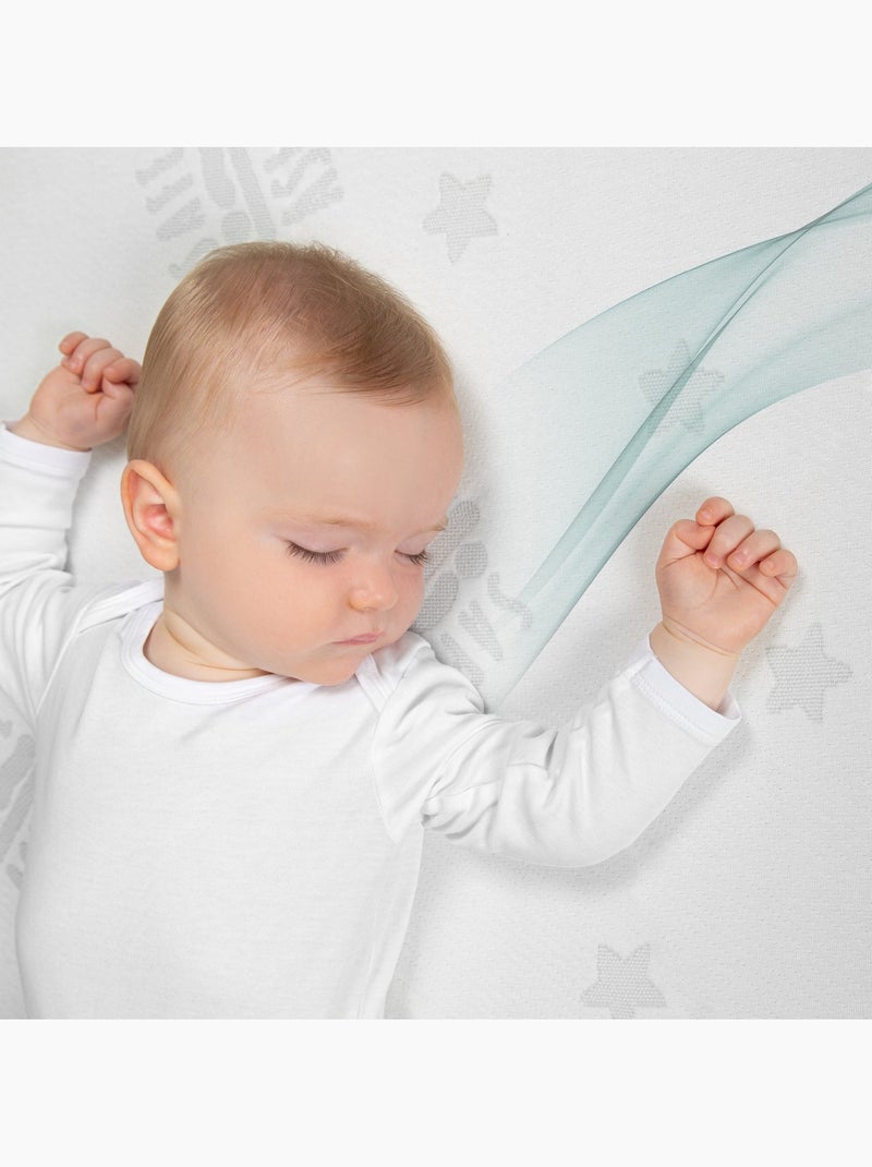 Matelas bébé climatisé et déhoussable 'Safe Asleep®' Air Balance Easy - ROBA Blanc - Kiabi