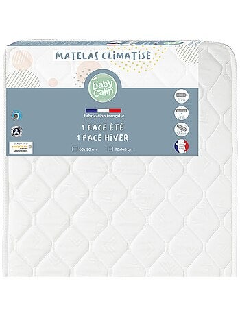 Matelas bébé Climatisé Ete / Hiver - 60x120 cm