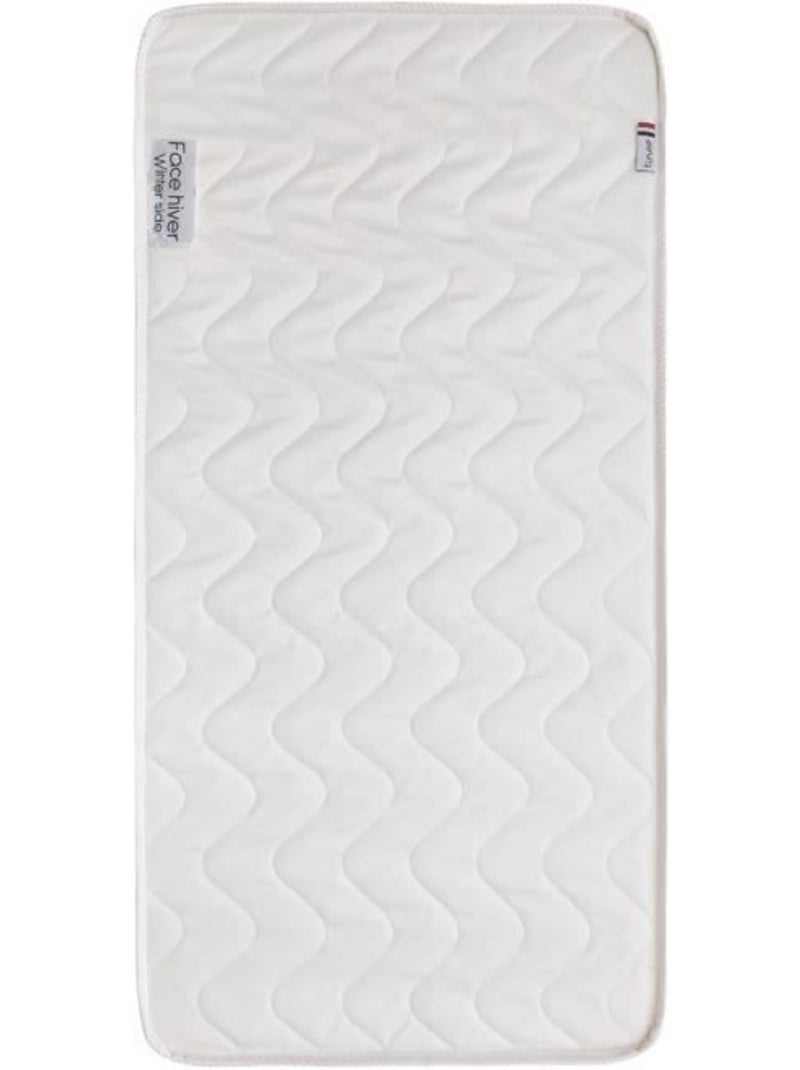 Matelas bébé climatisé tineo 60x120 cm Blanc - Kiabi