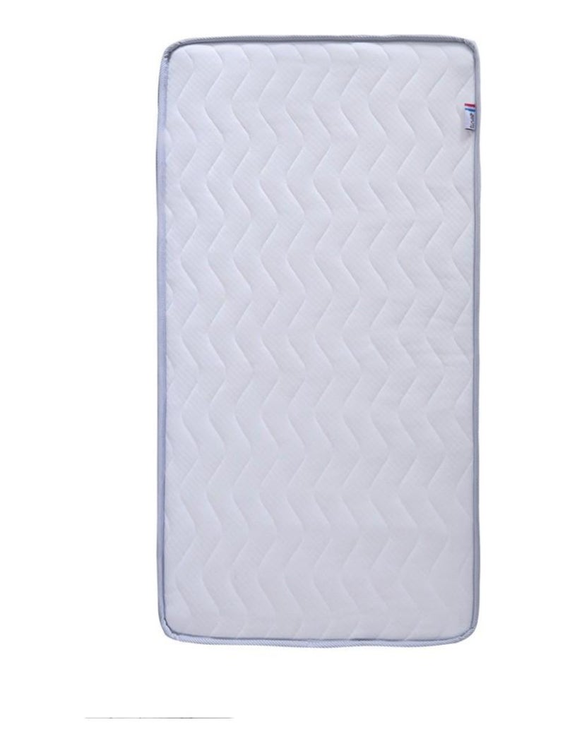 Matelas bébé Confort XXL - 60 cm x 120 cm x 15 cm Blanc - Kiabi