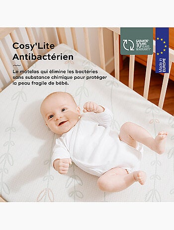 Matelas Bébé Cosy'Lite Antibactérien 60x120cm 'Babymoov'