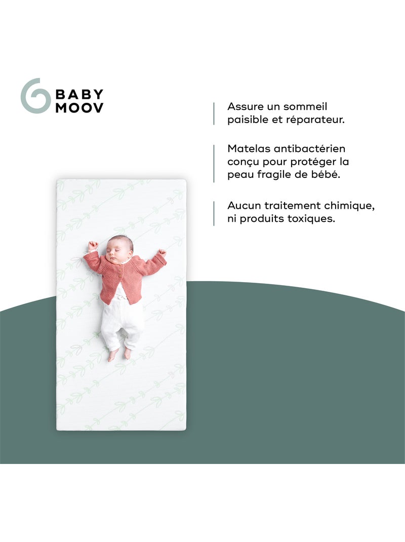 Matelas Bébé Cosy'Lite Antibactérien 60x120cm 'Babymoov' Blanc - Kiabi