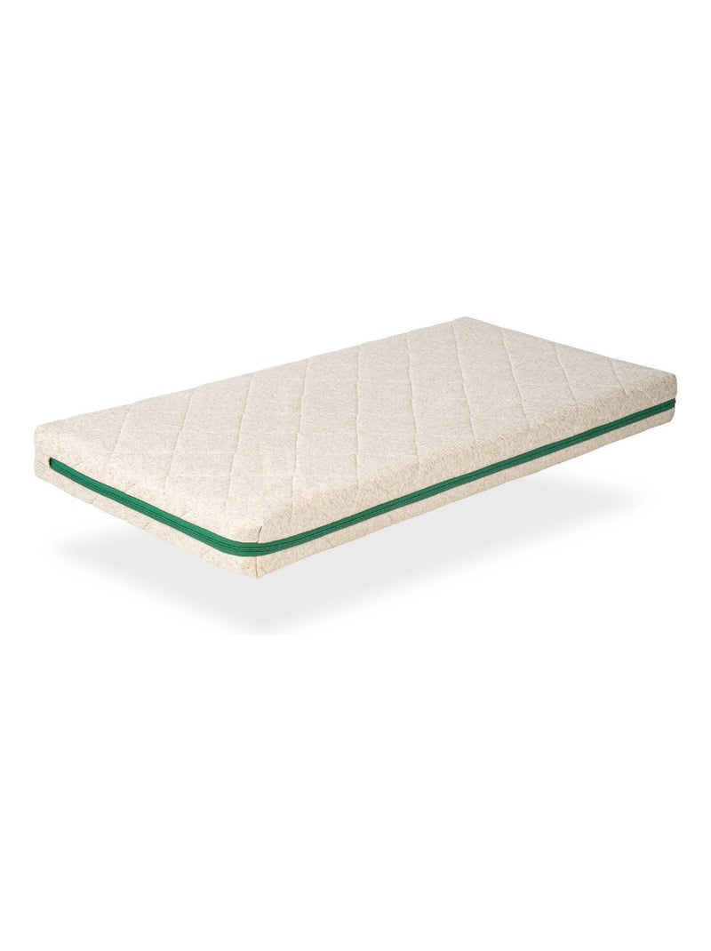 Matelas bebe  EKO BABY AIR Epaisseur 11 CM - Noyaux en mousse et Coco Naturel Marron clair - Kiabi