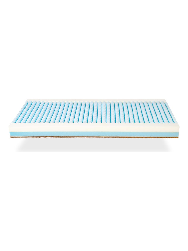 Matelas bebe  EKO BABY AIR Epaisseur 11 CM - Noyaux en mousse et Coco Naturel Marron clair - Kiabi