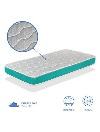 Matelas bebe EKO BABY épaisseur 11 cm Noyau perforé et respirante