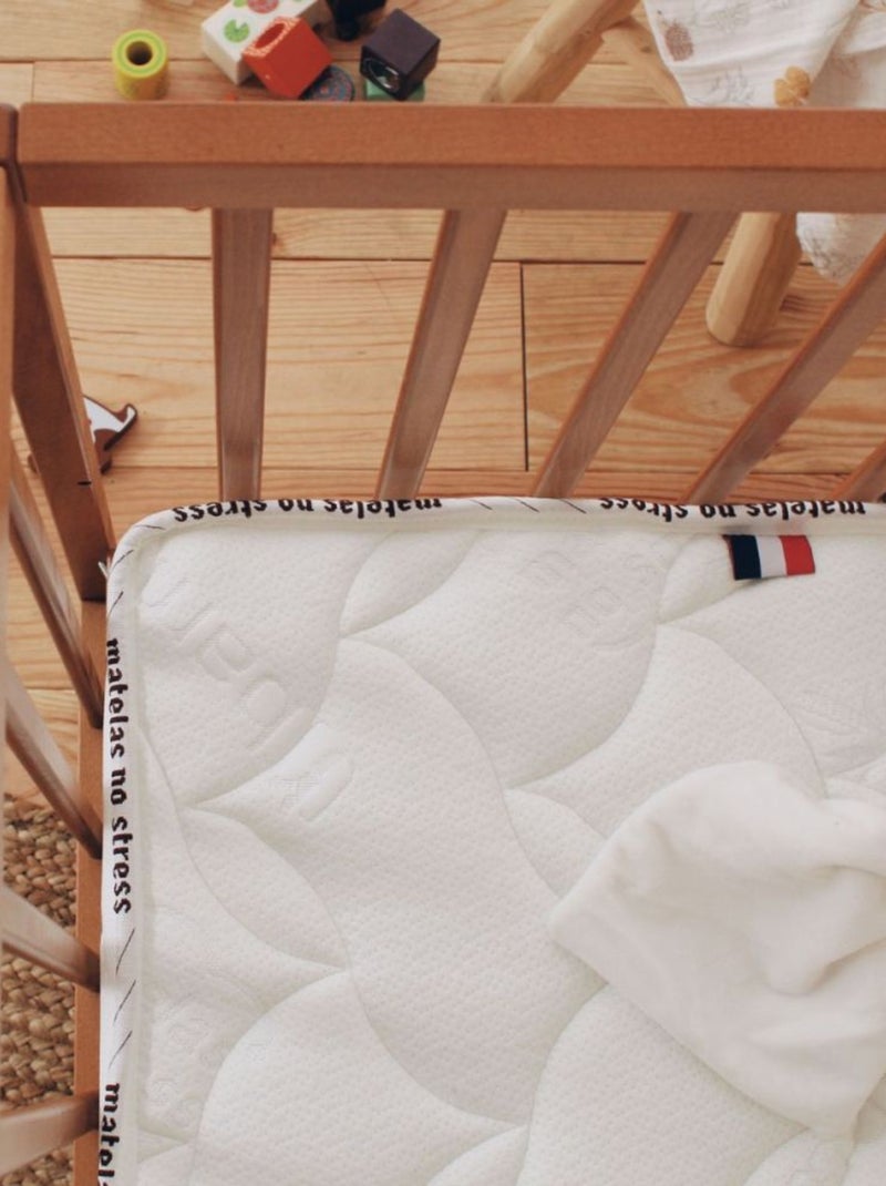 Matelas Bébé en Bambou Blanc - Kiabi