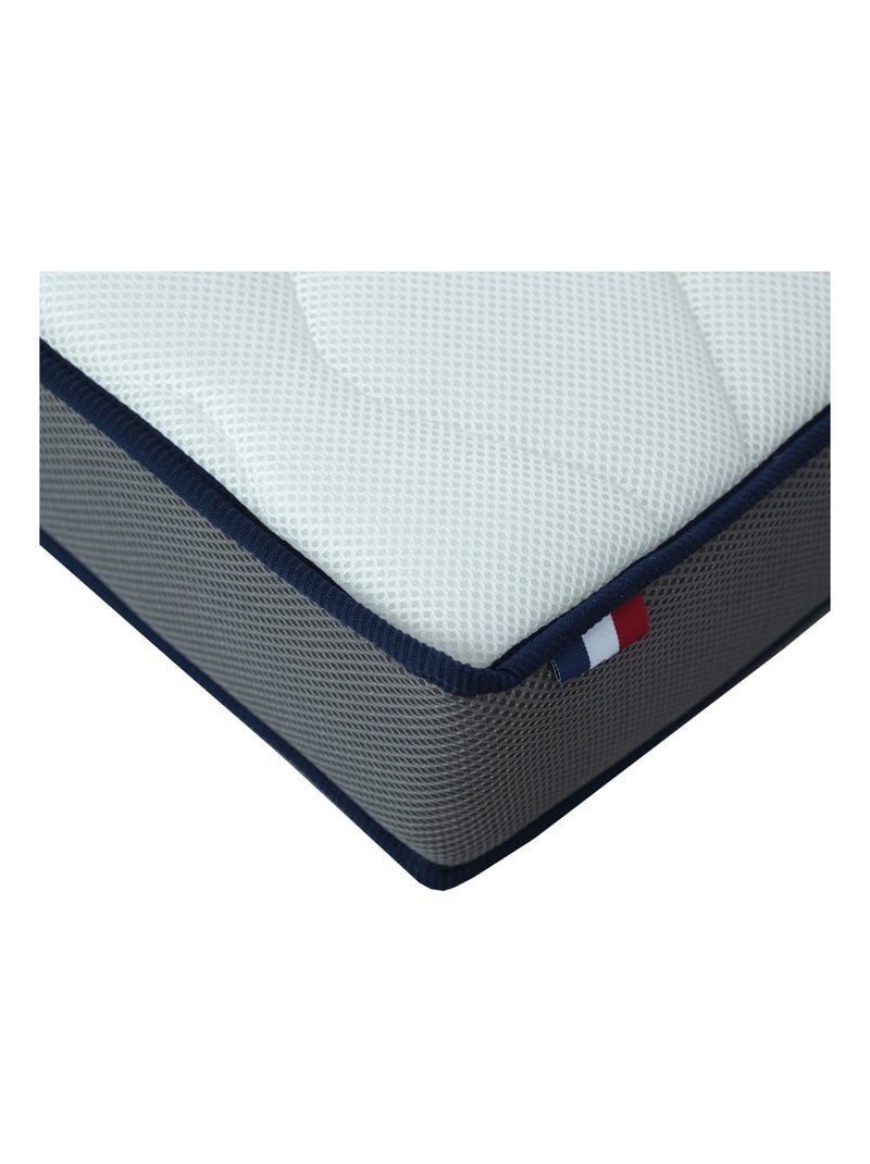 Matelas bébé Ergono Haute Résilience - Ultra respirant et ventilé - DODO Blanc - Kiabi
