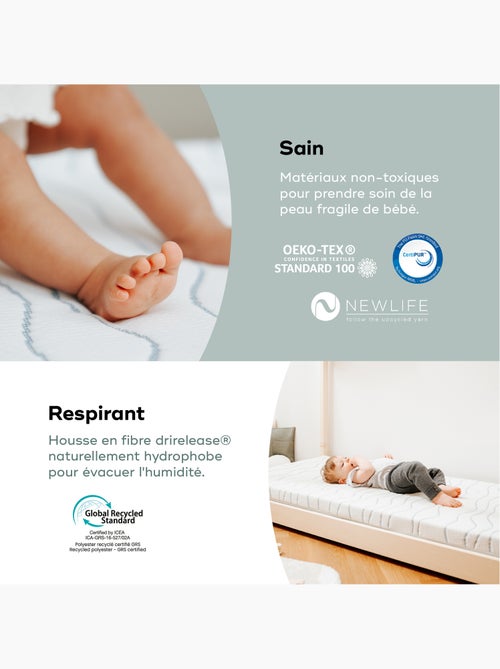 Matelas Bébé Ergonomique Cosy'Lite 70x140cm 'Babymoov' - Kiabi