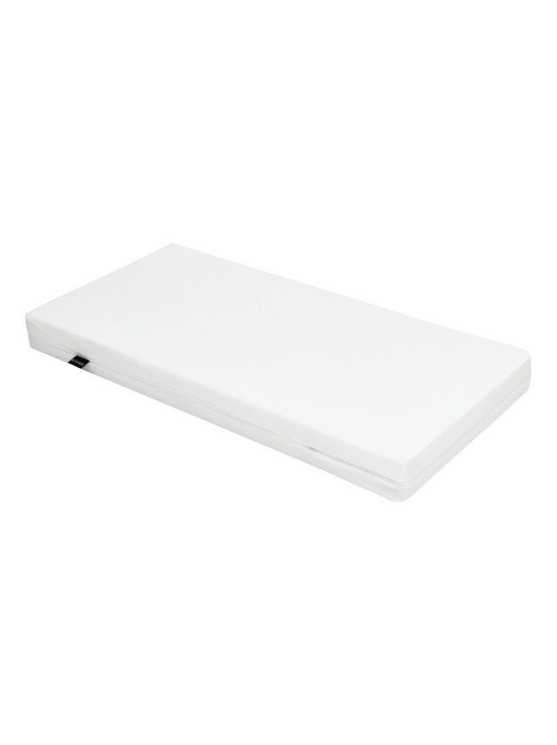 Matelas bébé Essentiel déhoussable - 60 cm x 120 cm x 10 cm Blanc - Kiabi