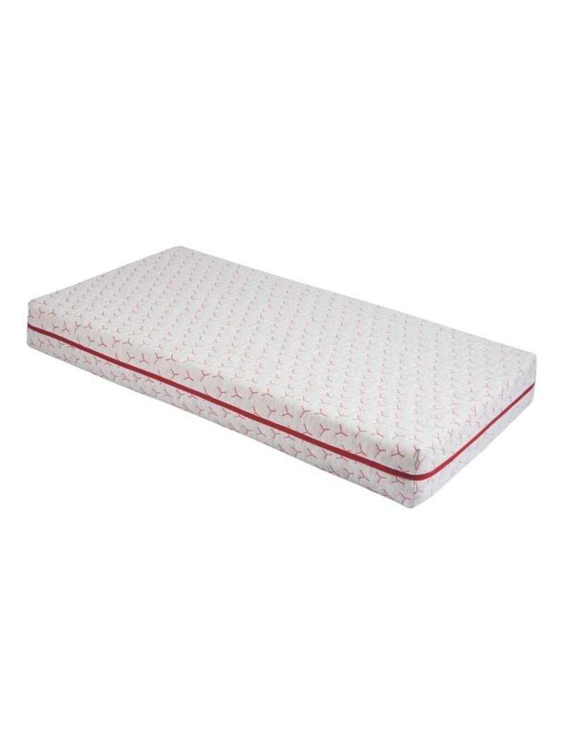 Matelas bébé Évolutif déhoussable - 70cm x 140cm x 12cm Blanc - Kiabi