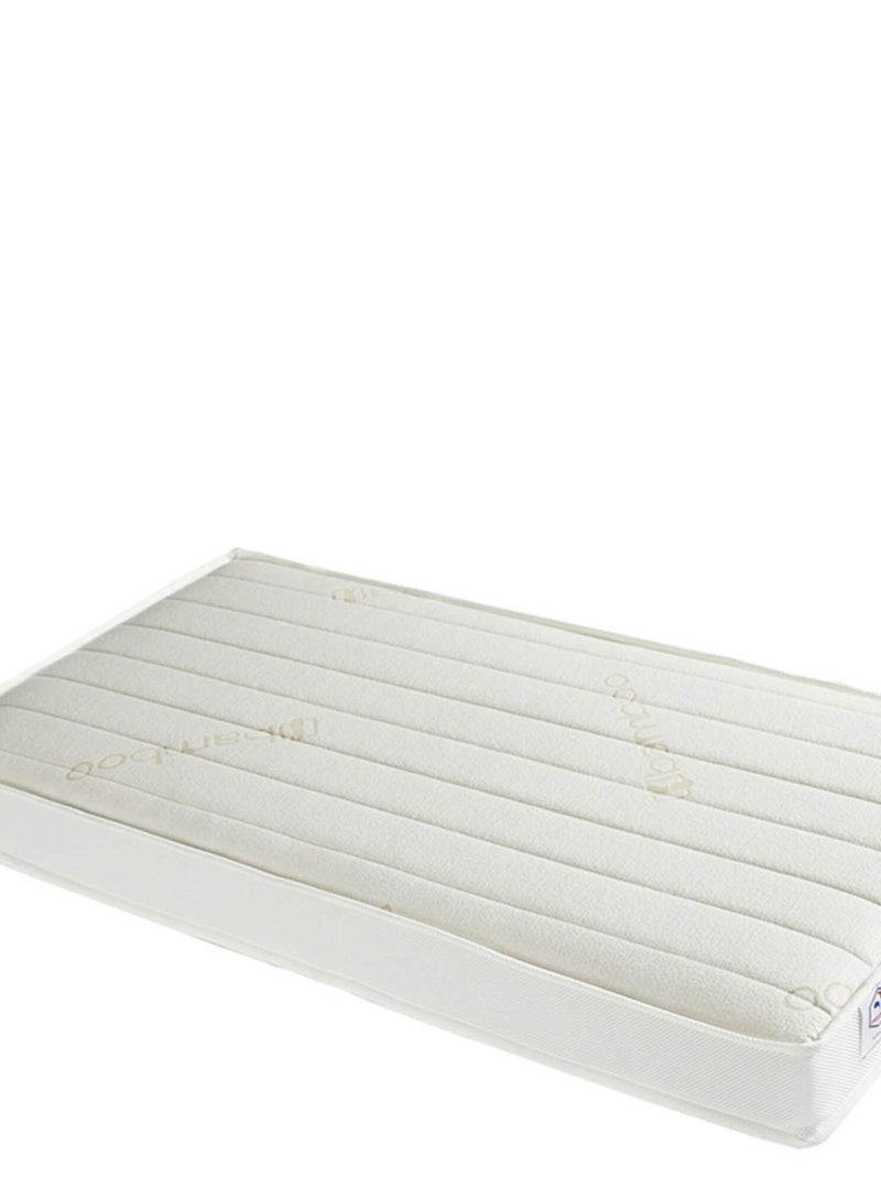 Matelas Bébé Fibre respirantes 3D Fabriqué en France Blanc - Kiabi