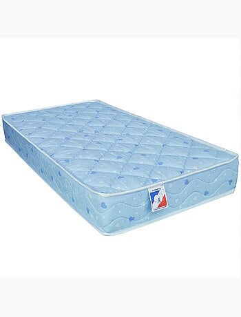 Matelas bébé hypoallergénique en mousse ferme, confort et sécurité - Bleu, - 60 x 120 cm