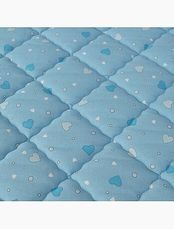 Matelas bébé hypoallergénique en mousse ferme, confort et sécurité - Bleu, - 60 x 120 cm