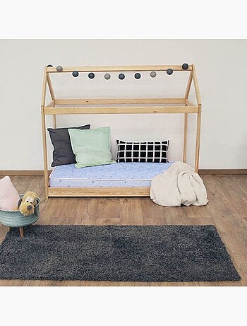 Matelas bébé hypoallergénique en mousse ferme, confort et sécurité Couleur - Bleu, - 60 x 120 cm