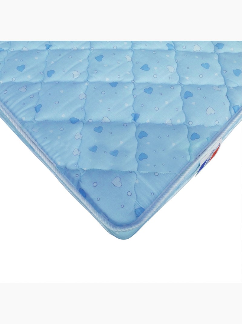 Matelas bébé hypoallergénique en mousse ferme, confort et sécurité Couleur - Bleu, - 60 x 120 cm Bleu azur - Kiabi