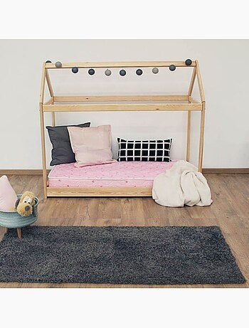 Matelas bébé hypoallergénique en mousse ferme, confort et sécurité Couleur - Bleu, - 60 x 120 cm