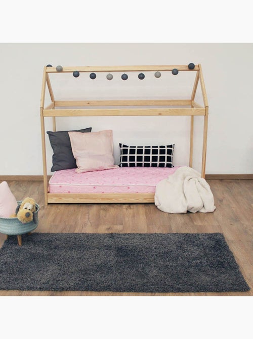 Matelas bébé hypoallergénique en mousse ferme, confort et sécurité Couleur - Rose, - 70 x 140 cm - Kiabi