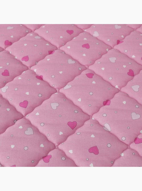 Matelas bébé hypoallergénique en mousse ferme, confort et sécurité Couleur - Rose, - 70 x 140 cm - Kiabi