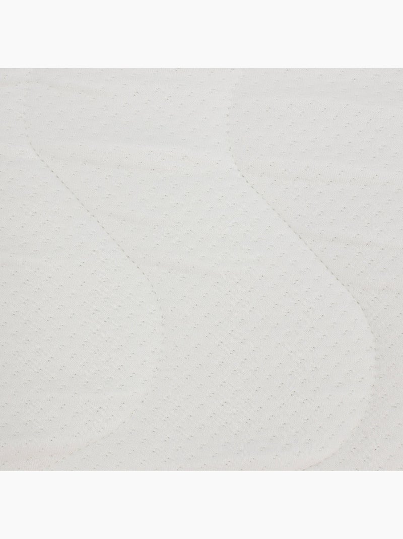 Matelas bébé maxi confort matelassé et déhoussable babycalin - épaisseur 10cm Blanc - Kiabi