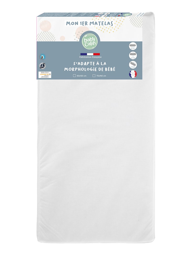 Matelas bébé Mon 1er Matelas - Babycalin Blanc - Kiabi