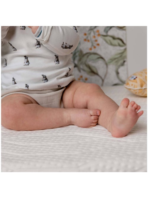 Matelas bébé peaux sensibles Zen déhoussable 360° - Kiabi