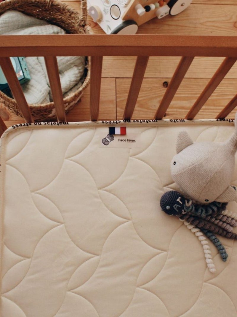 Matelas bébé Petit Coco Coton Bio Blanc - Kiabi