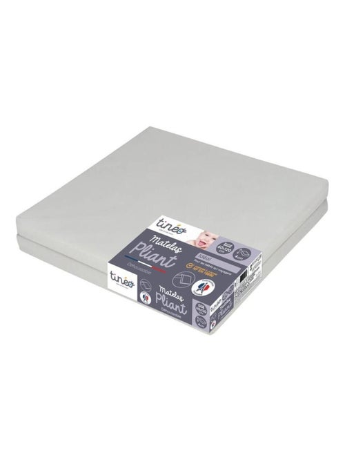 Matelas Bébé Pliant 2 Parties - 60 cm x 120 cm x 4 cm - Kiabi