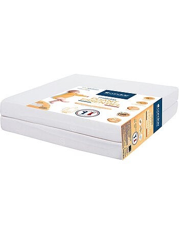 Matelas bébé pliant 2 parties 60x120cm Essentiel