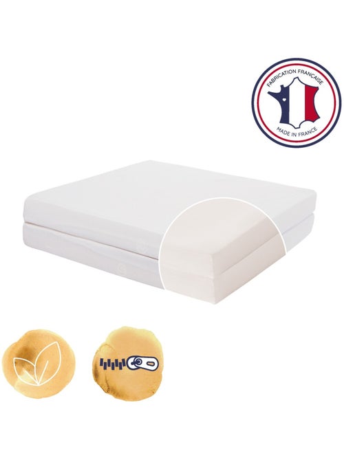 Matelas bébé pliant 2 parties 60x120cm Essentiel - Kiabi