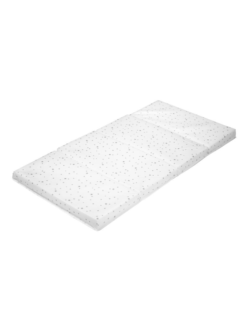 Matelas bébé pliant, 60x120 cm, petites étoiles SEVIRA KIDS Blanc - Kiabi