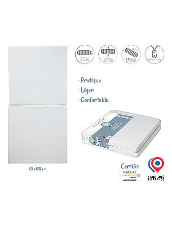 Matelas bébé pliant de voyages - Babycalin