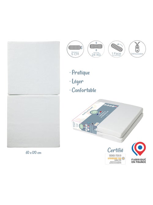 Matelas bébé pliant de voyages - Babycalin - Kiabi