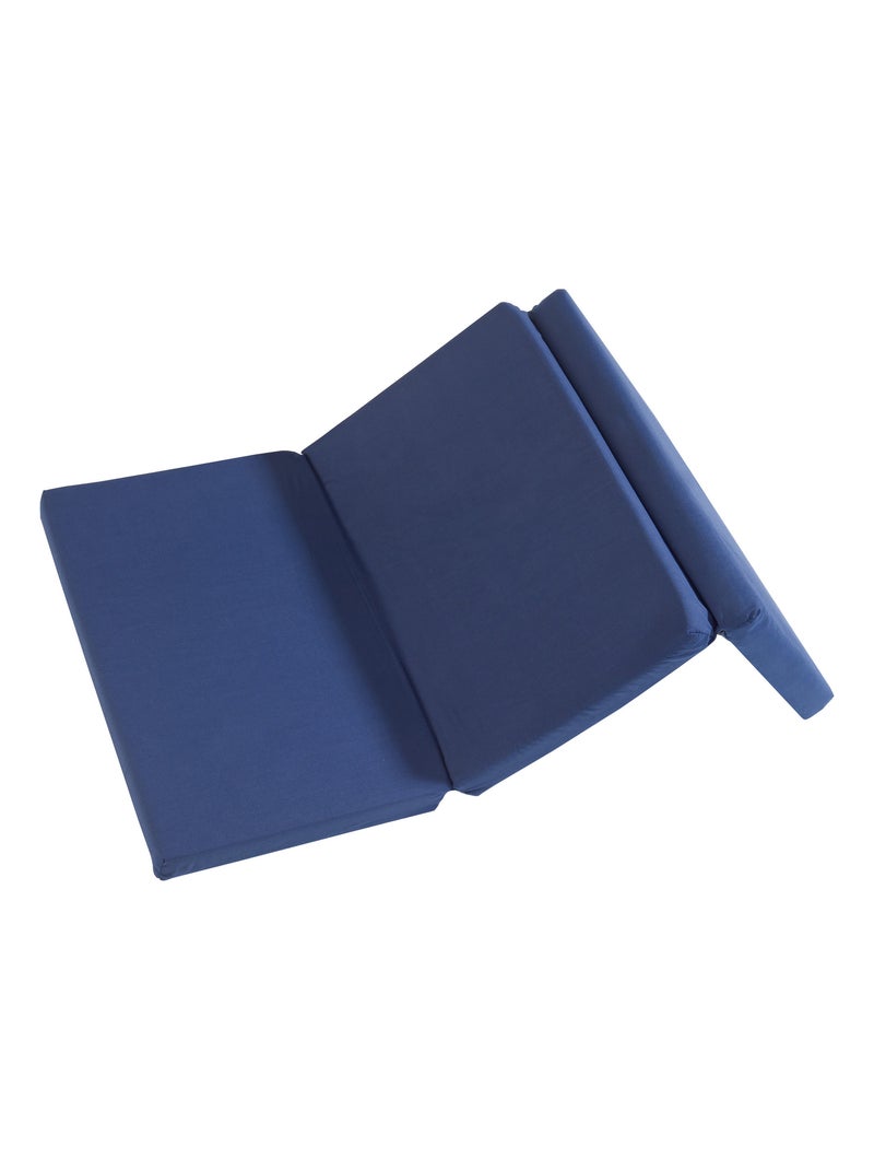 Matelas bébé pliant et déhoussable + sac de transport 'Roba' Bleu foncé - Kiabi