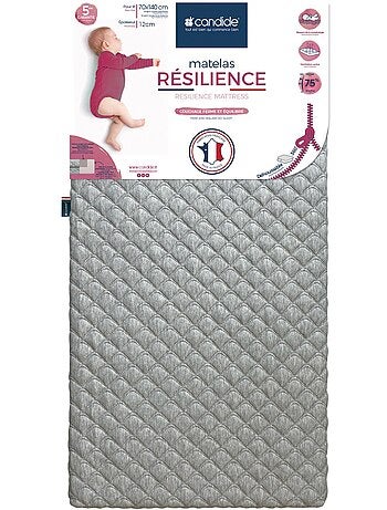 Matelas bébé Résilience ferme et équilibré déhoussable 360°