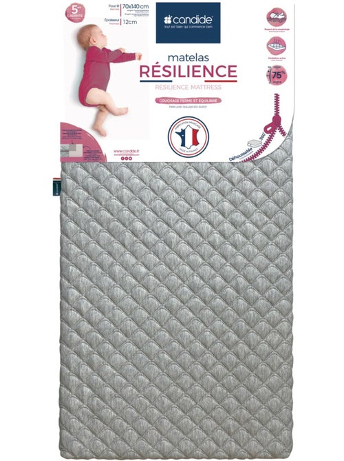 Matelas bébé Résilience ferme et équilibré déhoussable 360° - Kiabi Matelas bébé Résilience ferme et équilibré déhoussable 360° - Kiabi