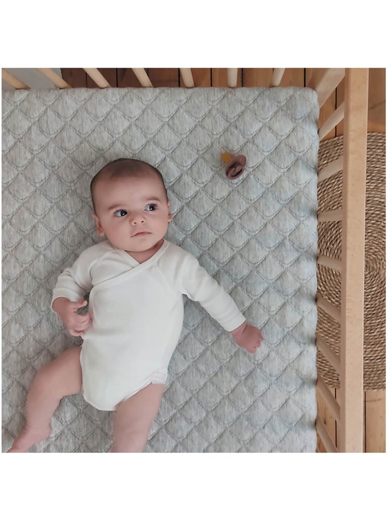Matelas bébé Résilience ferme et équilibré déhoussable 360° Gris foncé - Kiabi