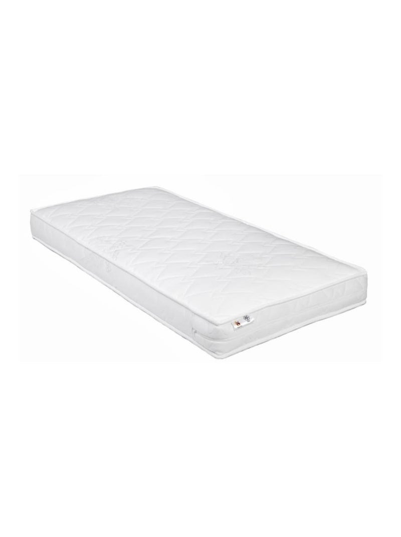 Matelas bébé YappyHollo hypoallergénique et antibactérien Blanc - Kiabi