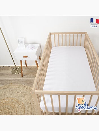 Matelas Bébé/Enfant - 70x140 cm - Réversible - Fabrication française