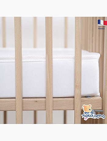 Matelas Bébé/Enfant - 70x140 cm - Réversible - Fabrication française
