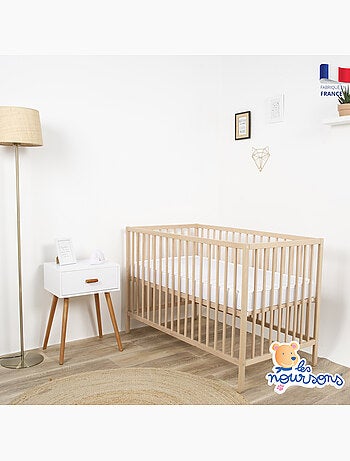 Matelas Bébé/Enfant - 70x140 cm - Réversible - Fabrication française