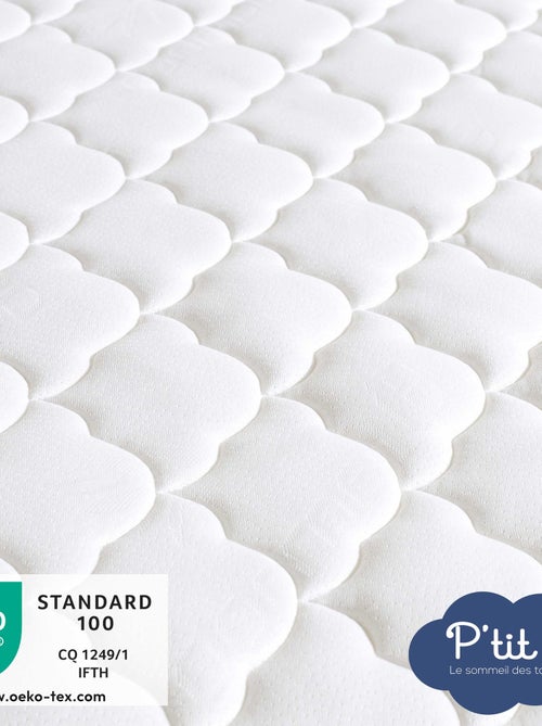 Matelas Bébé/Enfant Bamboo | 70x140x10 cm | Déhoussable - Kiabi