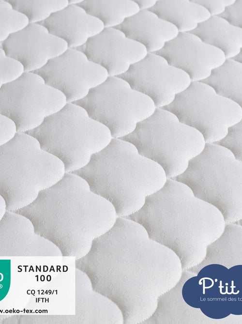 Matelas Bébé/Enfant Climatisé | 70x140 cm | Déhoussable | Réversible - Kiabi Matelas Bébé/Enfant Climatisé | 70x140 cm | Déhoussable | Réversible - Kiabi