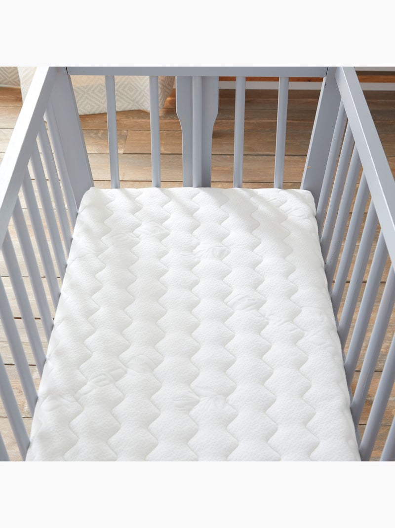 Matelas Berceau Bamboo - 80x40 cm | Viscose au Toucher Ultra Doux| Déhoussable | Oeko-Tex® Blanc - Kiabi