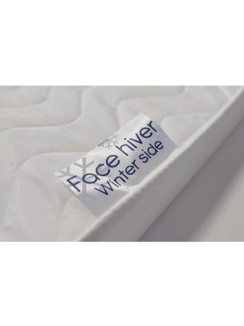 Matelas climatisé tineo 60x120 cm + drap housse + alèse (lot) Blanc - Kiabi