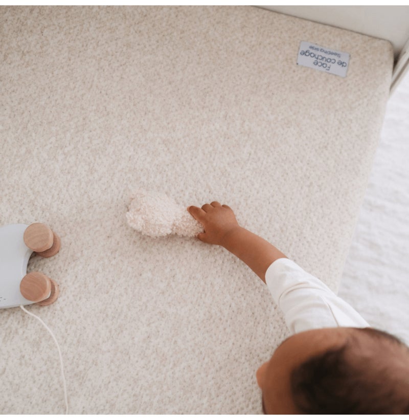 Matelas coco 60x120cm déhoussable à 360° Ecru - Kiabi